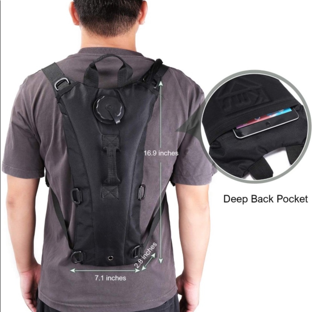 Hydration Pack Backpack With 3l Bladder - image 5